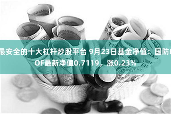最安全的十大杠杆炒股平台 9月23日基金净值：国防LOF最新净值0.7119，涨0.23%