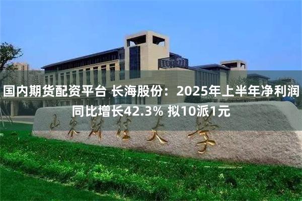 国内期货配资平台 长海股份：2025年上半年净利润同比增长42.3% 拟10派1元